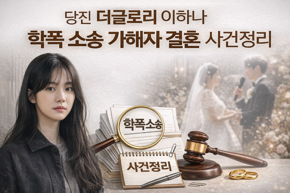 당진 더글로리 이하나 학폭 사건 가해자 결혼 논란 완벽 정리