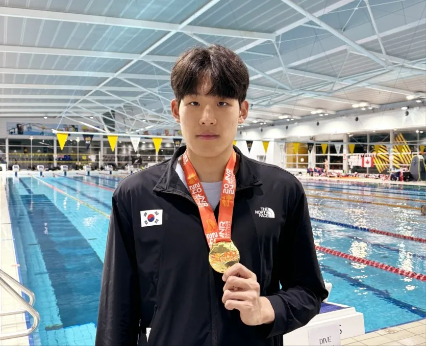 수영 김영범 팬퍼시픽 금메달 기록