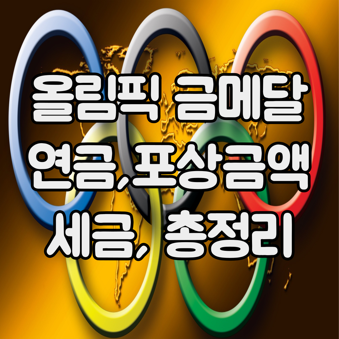 올림픽금메달연금포상금