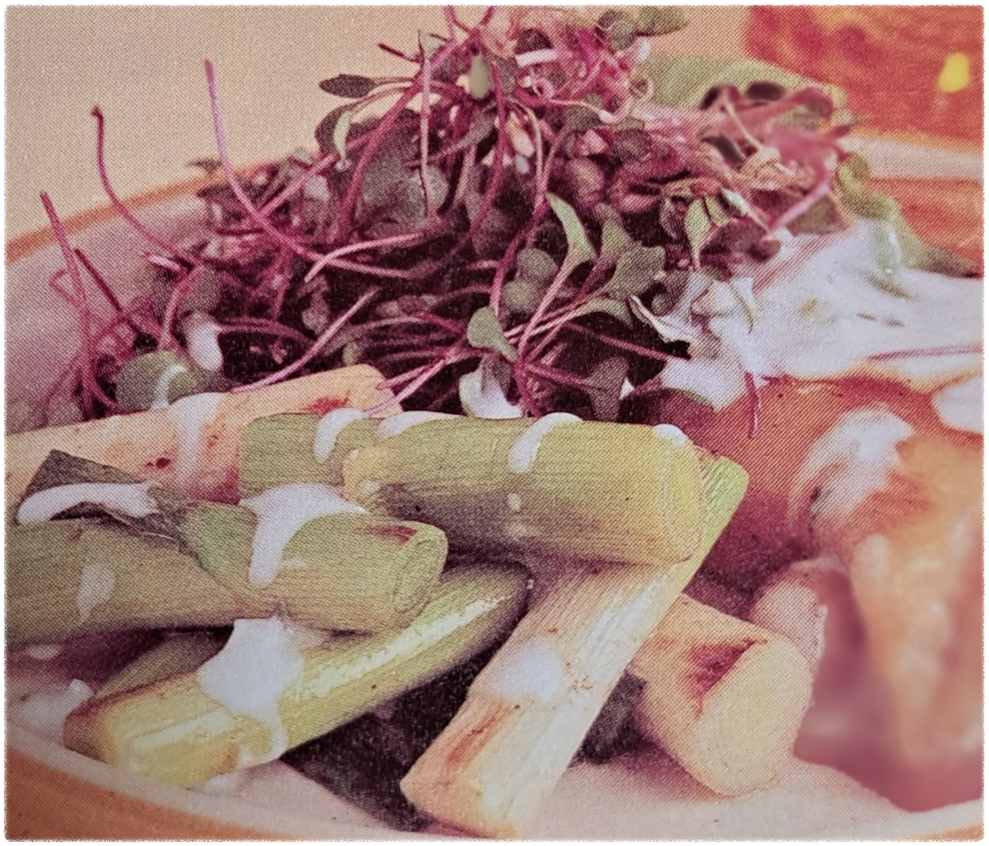 풋마늘대 통오징어 샐러드