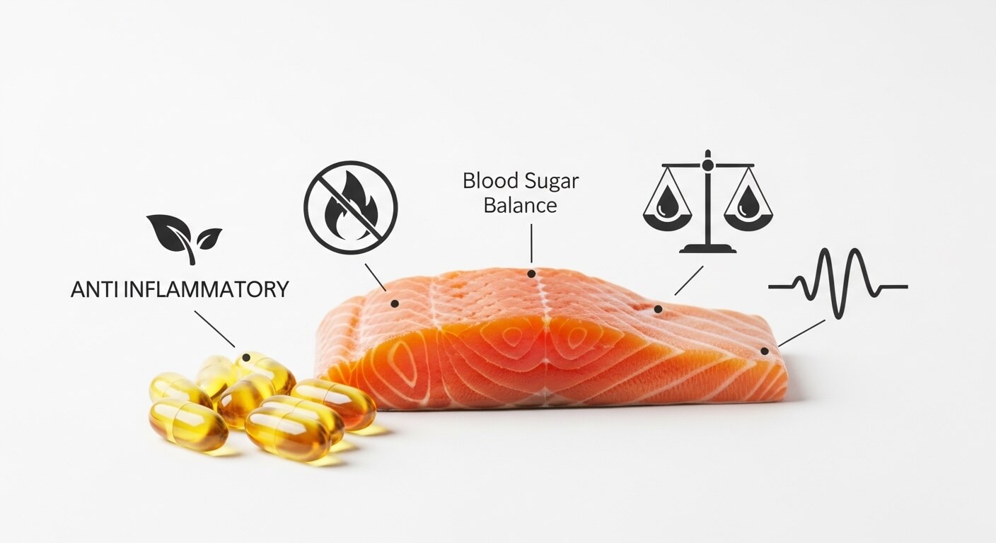 오메가-3 – 염증 조절과 인슐린 감수성 개선