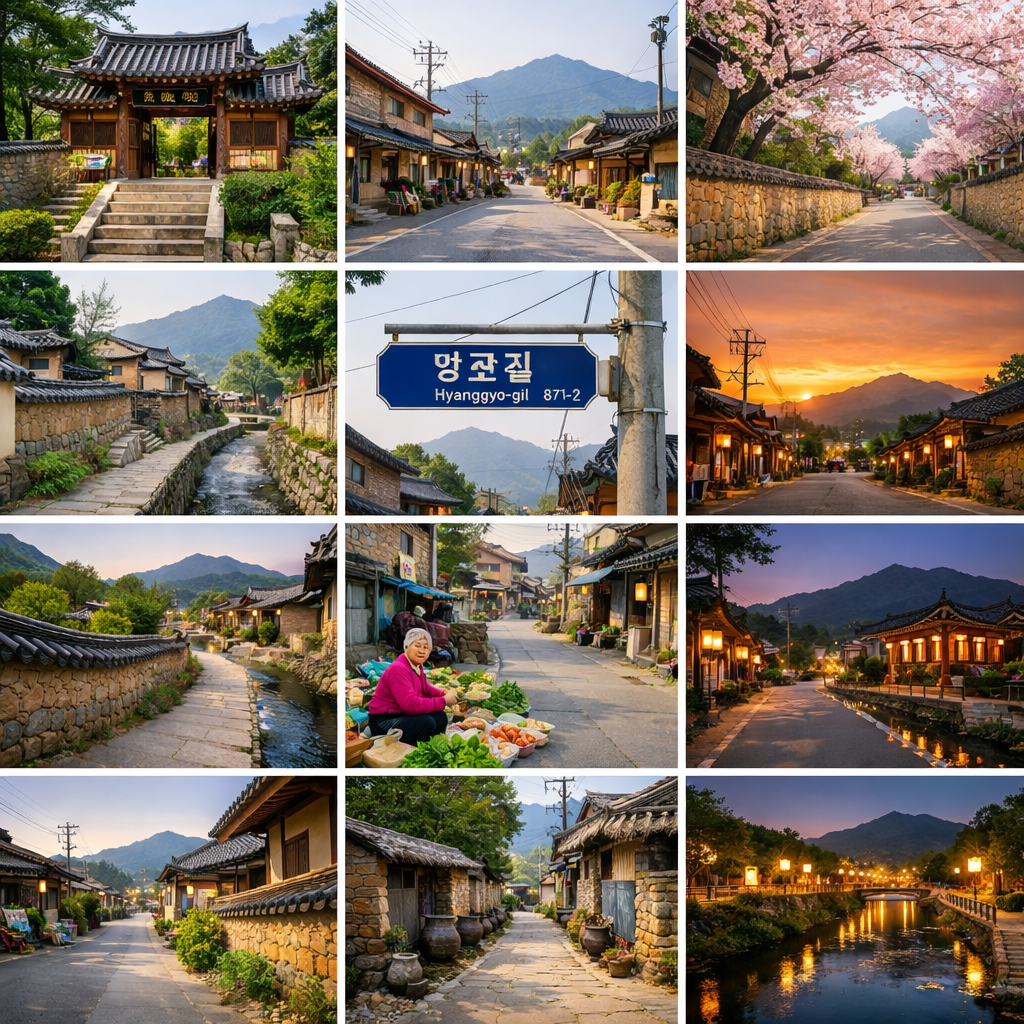 구례 향교길 가을여행, 걷기코스, 사진명소