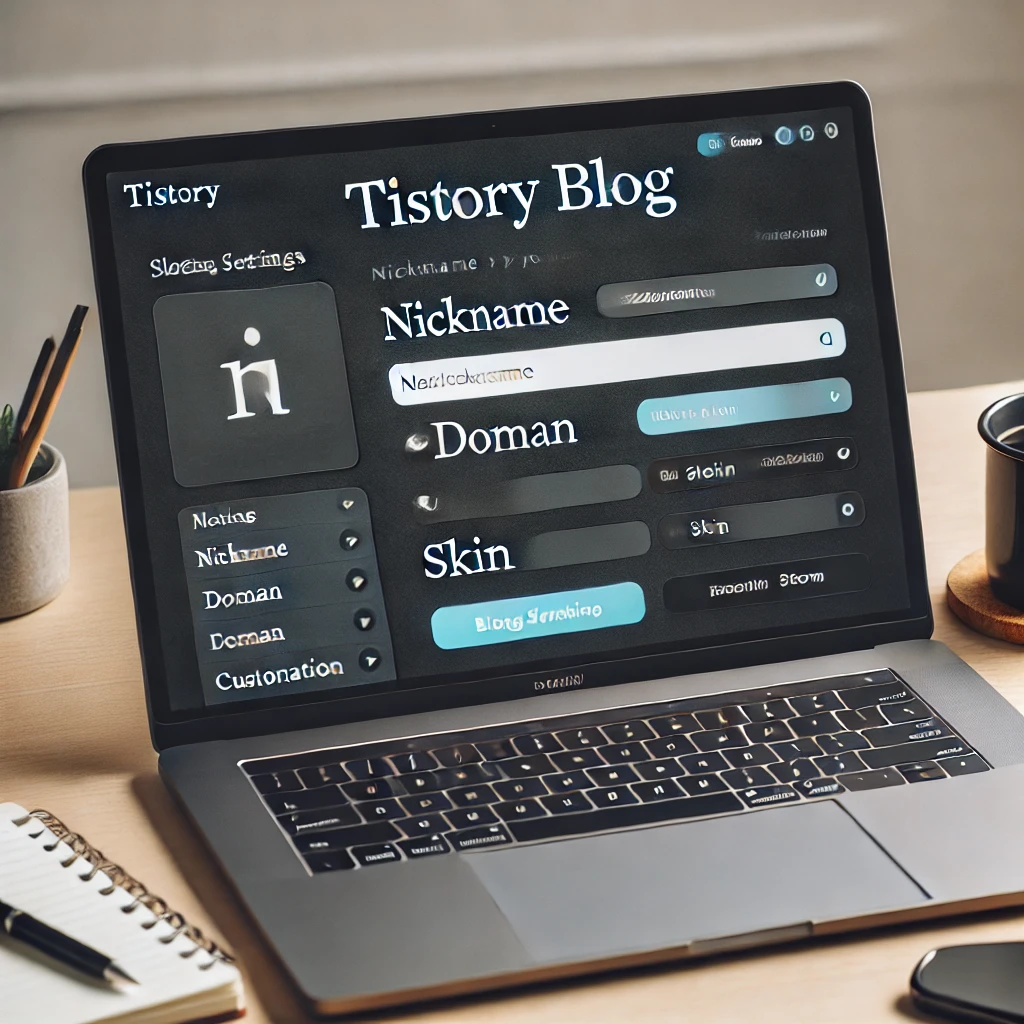 티스토리 블로그 기본설정