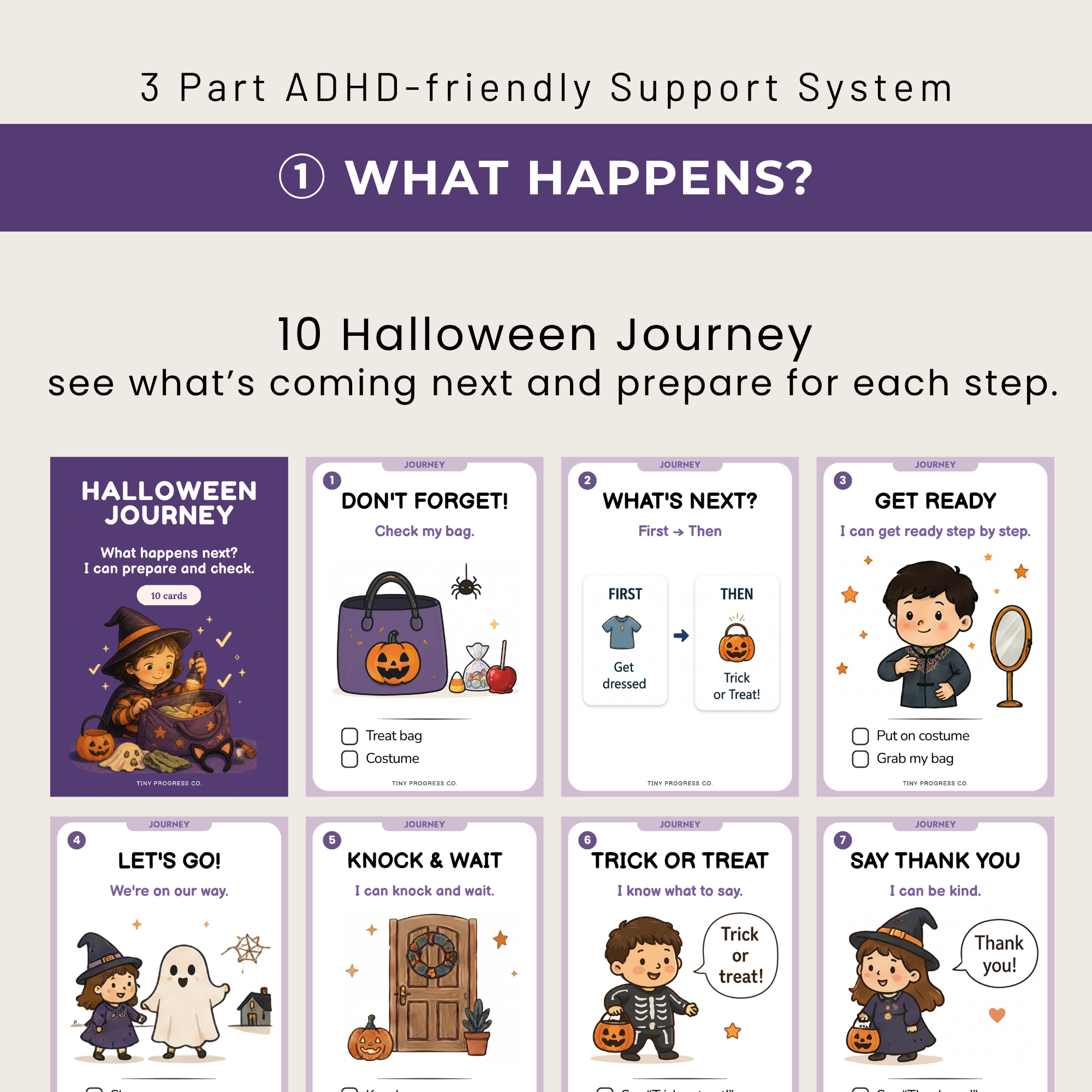 Halloween Visual Schedule