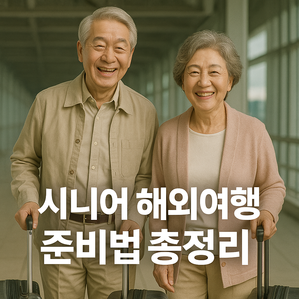 ✈️ “나이 들어도 문제없다” 시니어 친화 해외여행 꿀팁 총정리
