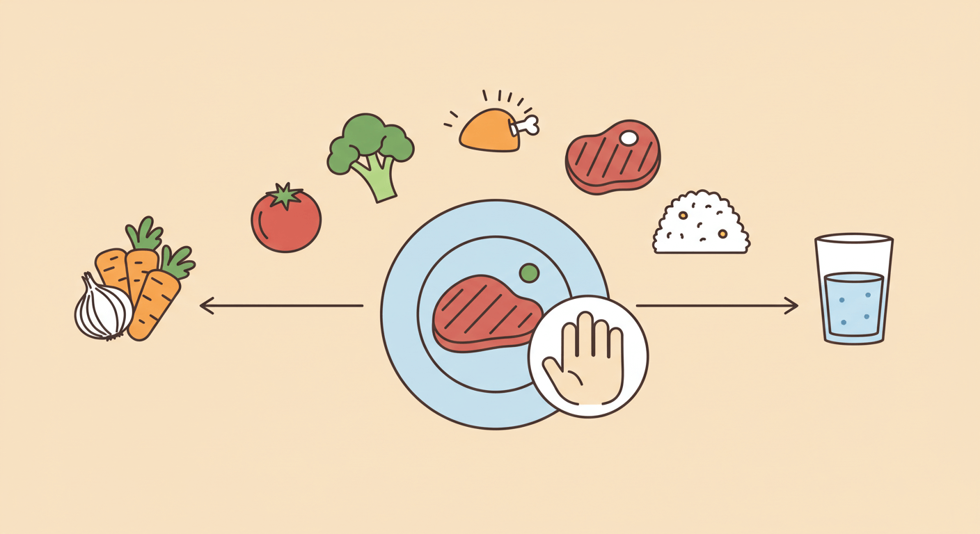 음식 섭취 시 유의사항 &ndash; 과식 방지와 균형 잡힌 명절 식사