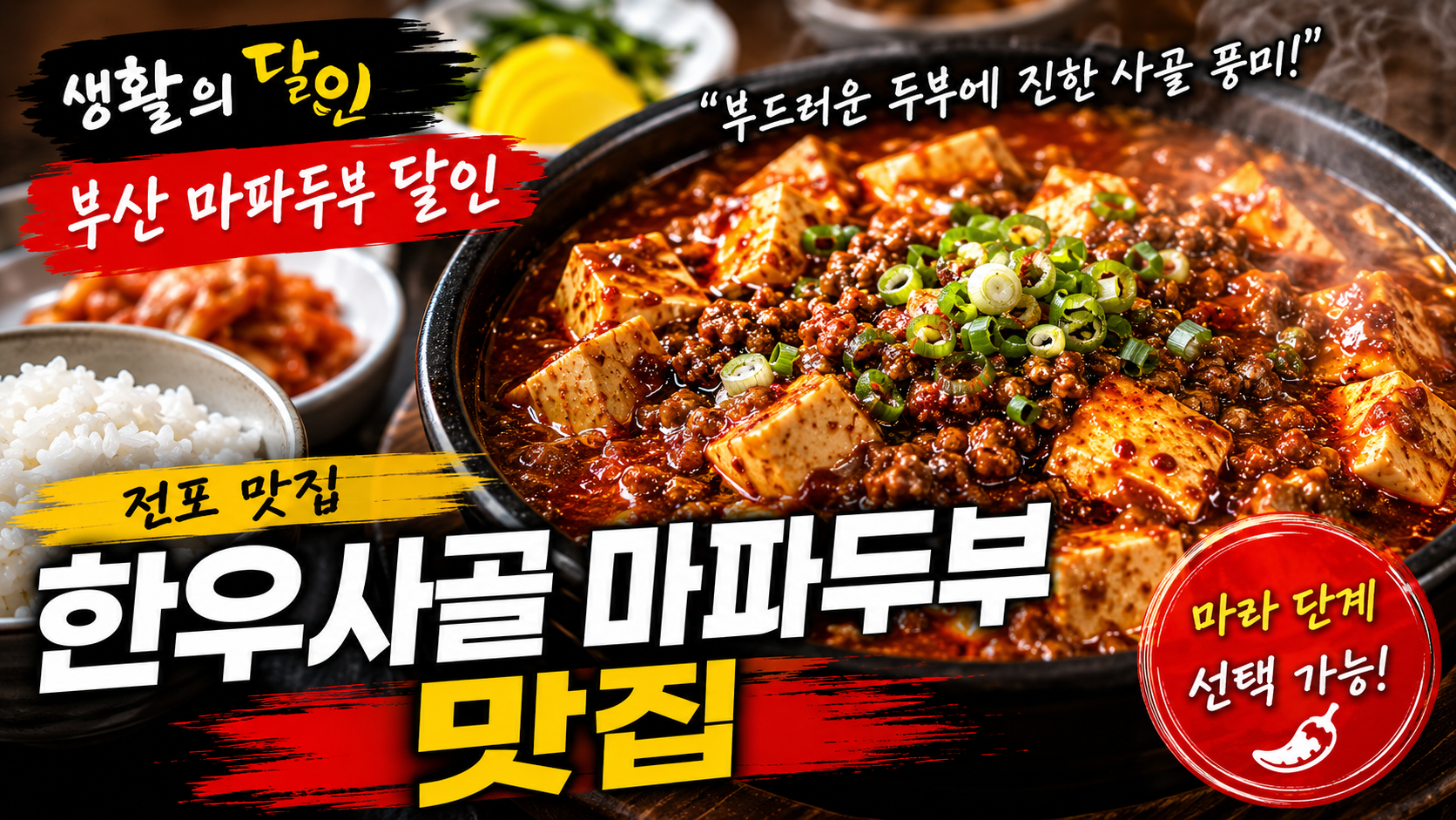 생활의 달인 부산 마파두부 달인