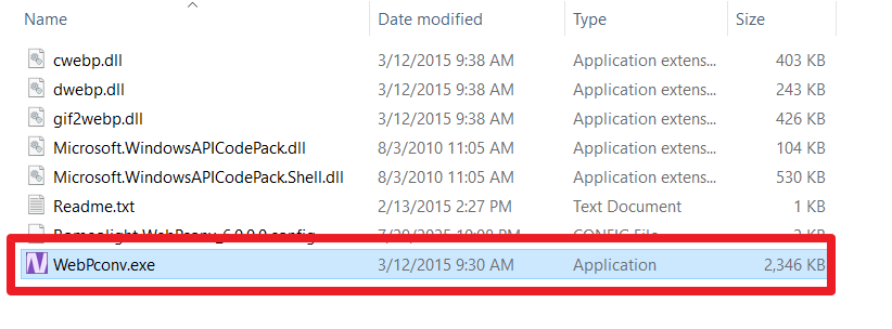 Png to Webp 변환방법