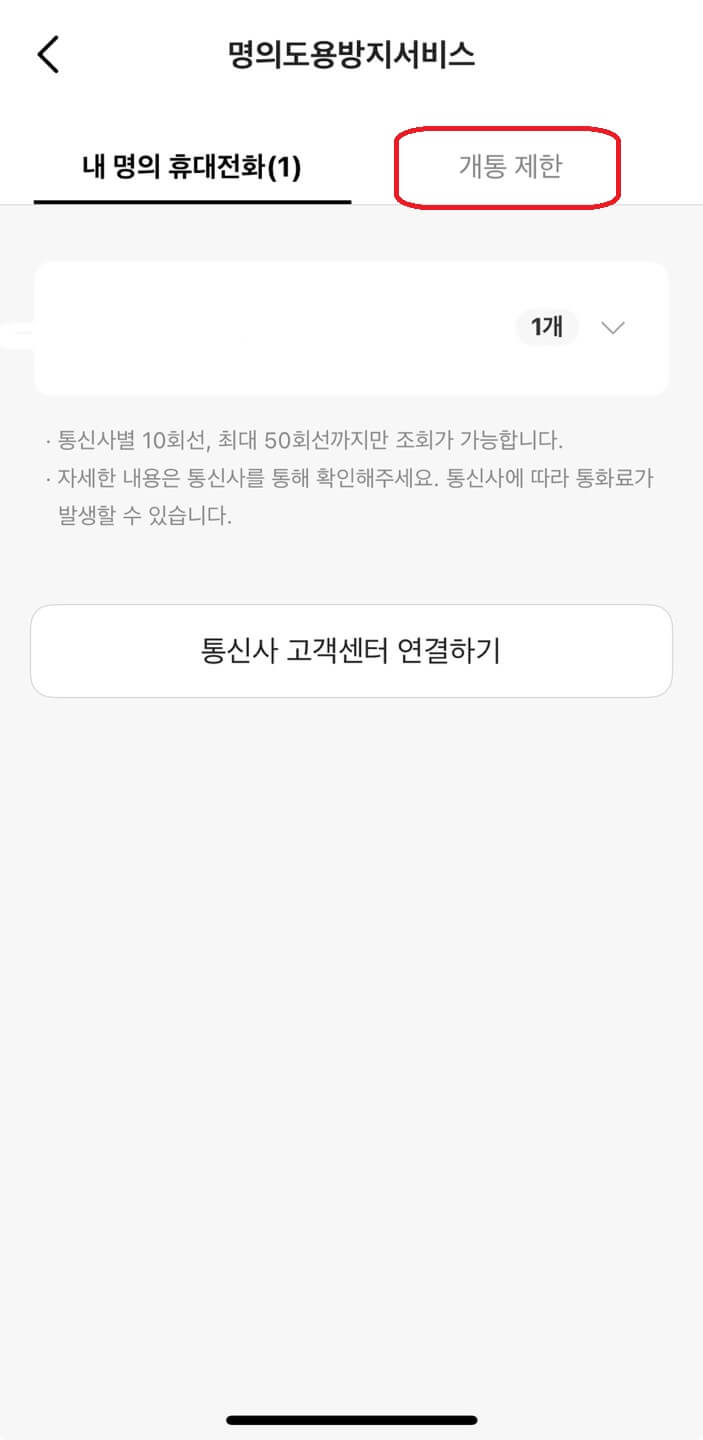 명의도용방지서비스