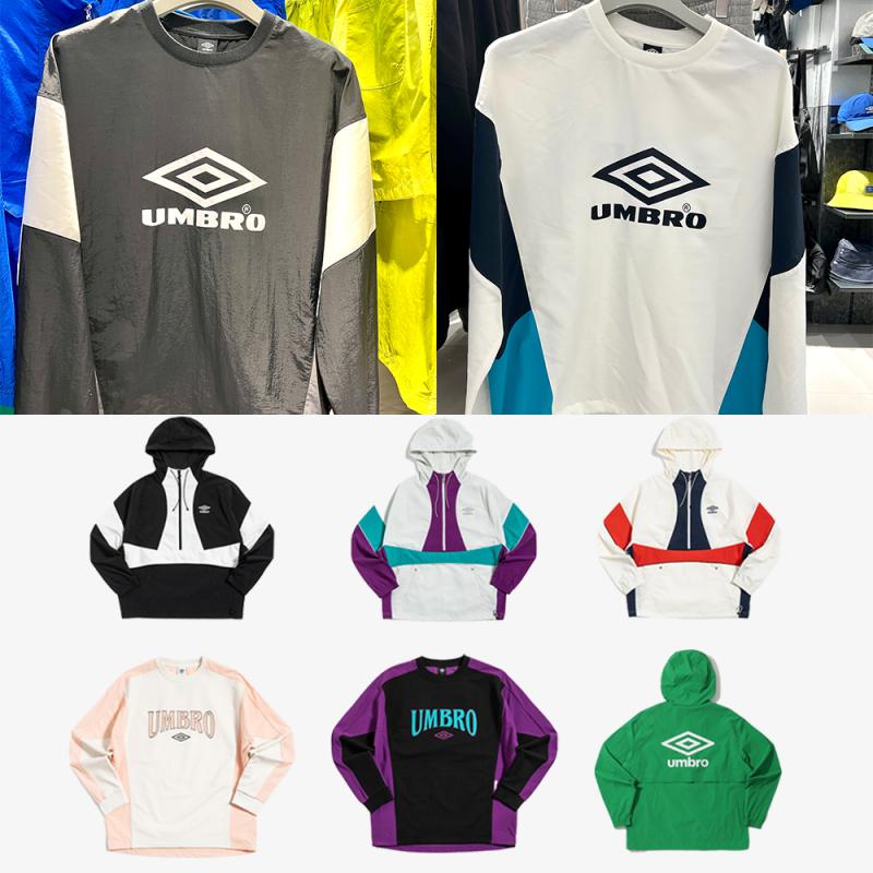 (국내매장판) 엄브로 트랙 자켓 나일론 메탈 아노락 바람막이