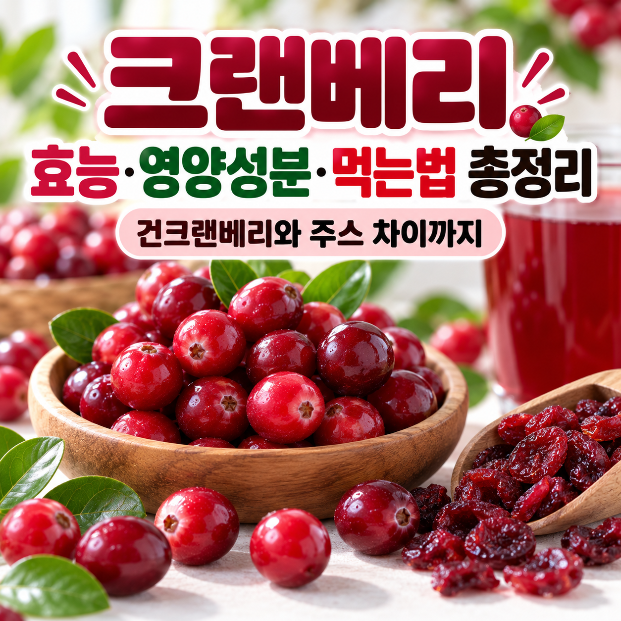 크랜베리 효능
