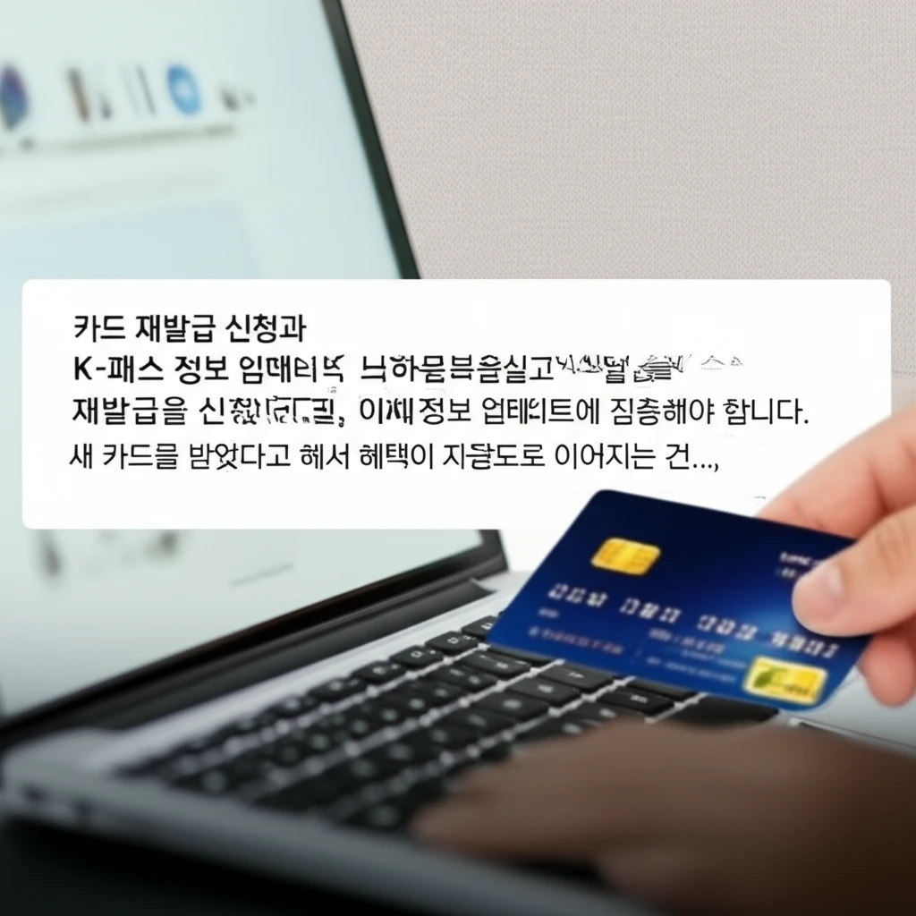 삼성 K패스 모두의 카드 분실 시 환..