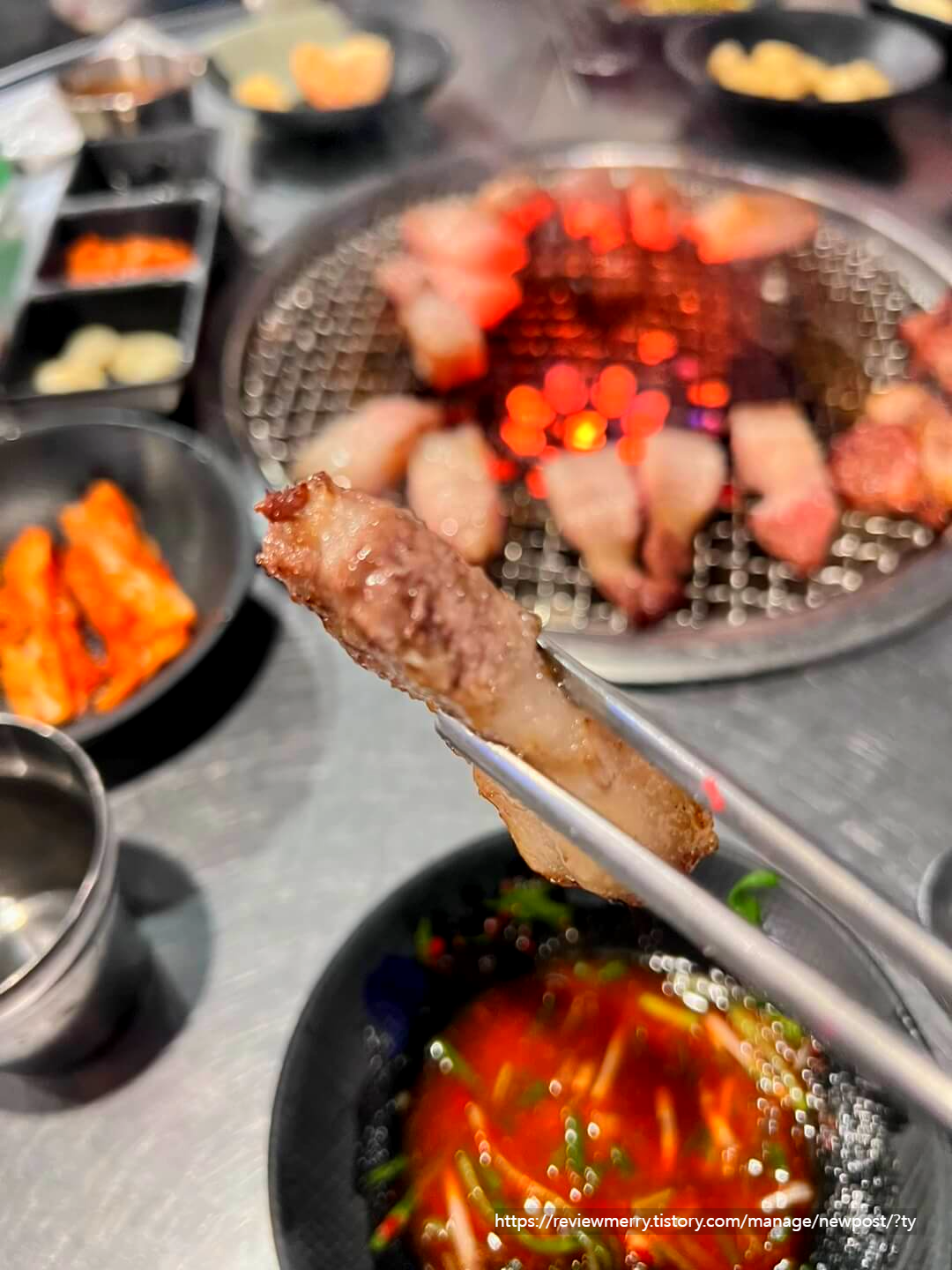 삼겹살 옆면