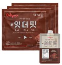 델리스푼 단백질 쉐이크 잇더핏 더블초코맛&#44; 40g&#44; 21개