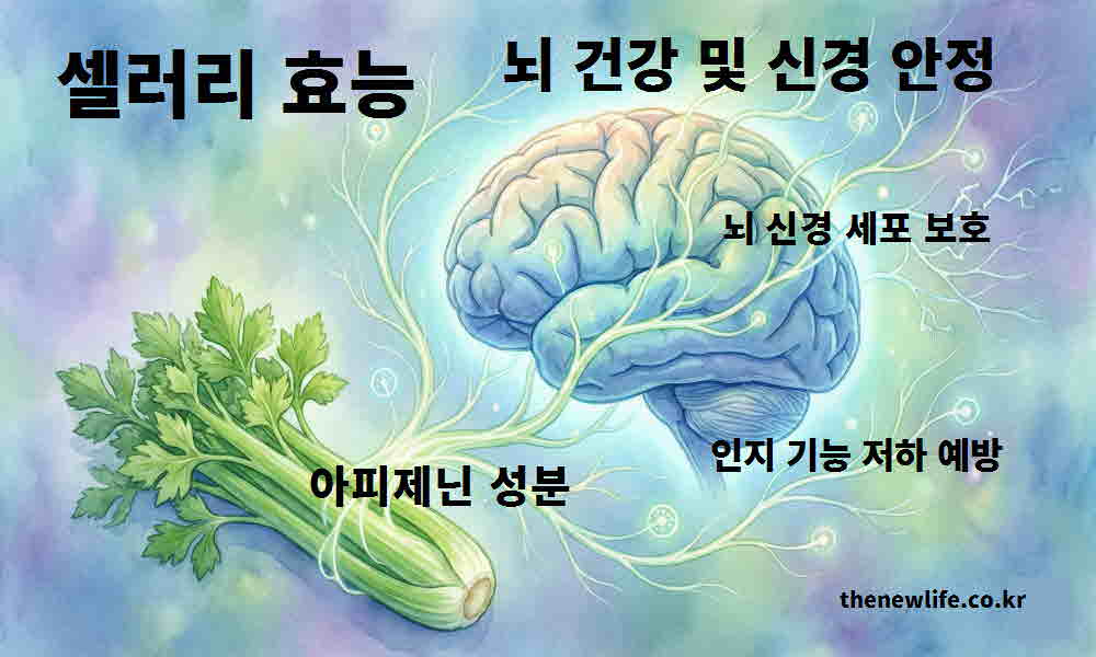 셀러리 효능 뇌 건강 신경 안정