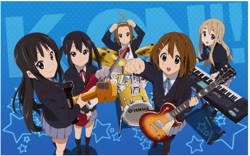 케이온, 일상 애니메이션, 교토애니메이션, 음악 애니메이션, 힐링 애니, 여고생 애니, 감성 애니메이션, 캐릭터송, 일상물 추천, 케이온 명장면