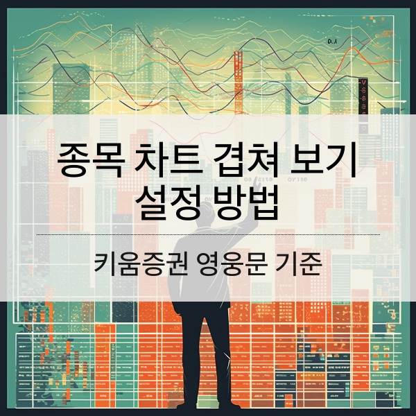 키움증권 영웅문으로 종목차트 겹쳐보기 설정하는 방법