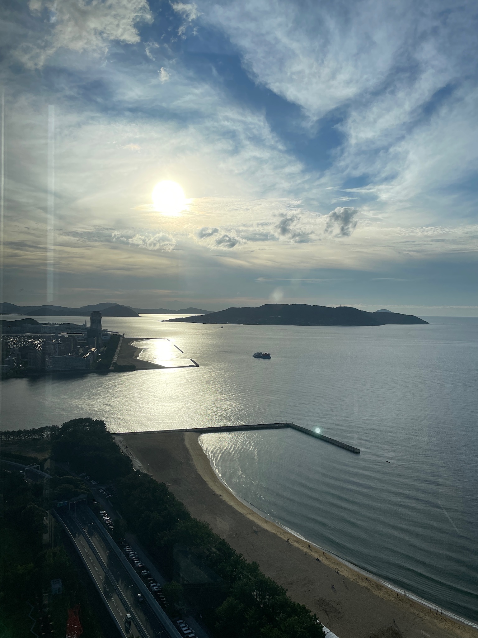 후쿠오카 타워 전망대 풍경