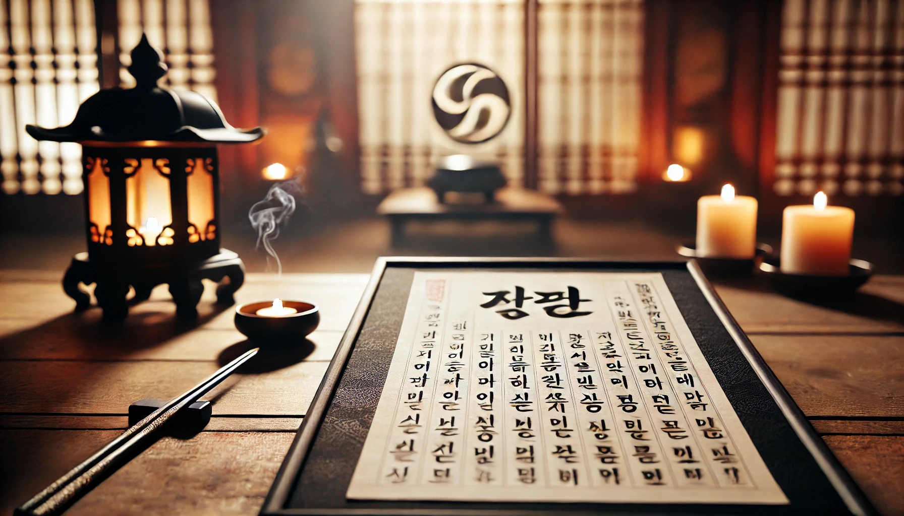 제사와 가족 모임 분위기를 나타내는 이미지