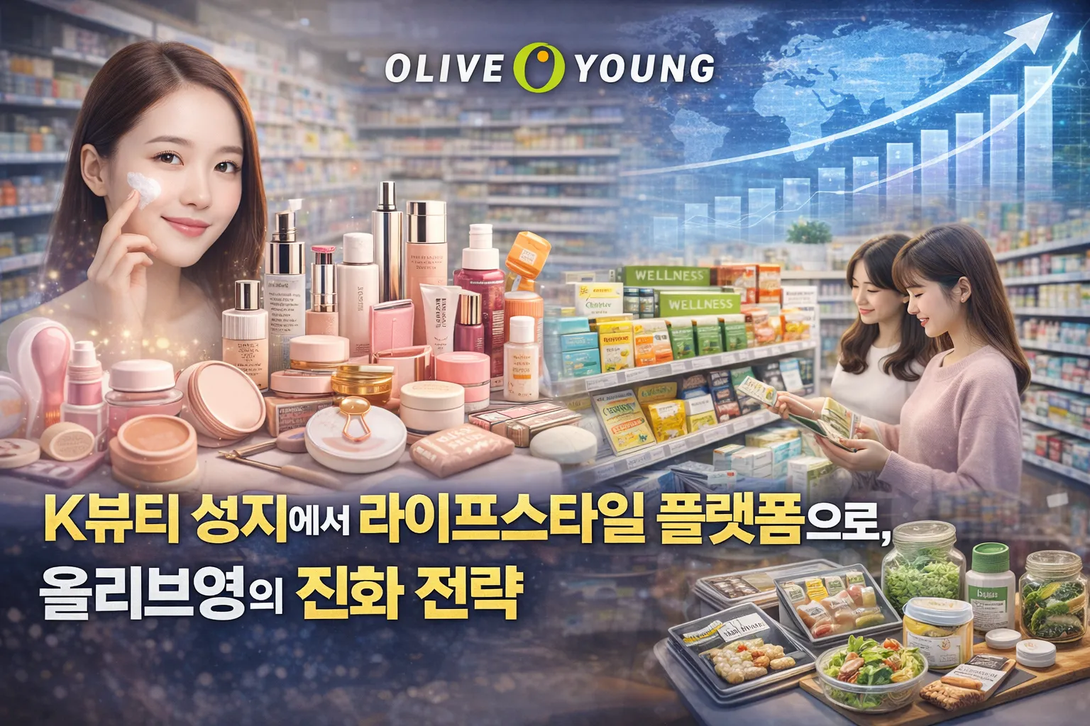 라이프스타일 플랫폼으로 올리브영의 진화 전략