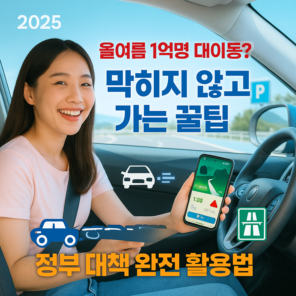 2025 여름휴가, 1억명과 막히지 않고 가는 법