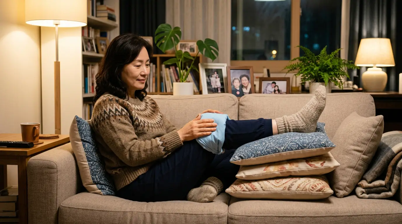 무릎 인대 손상 냉찜질 응급처치