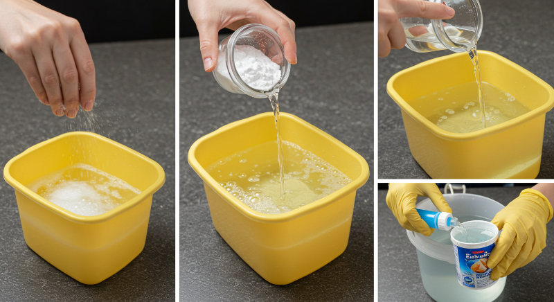 락스(염소계 표백제) 활용