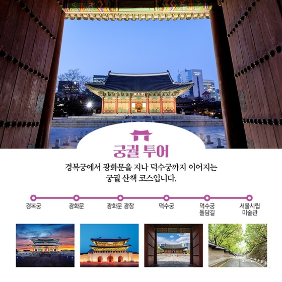 청와대 테마별 도보 관광코스 10선