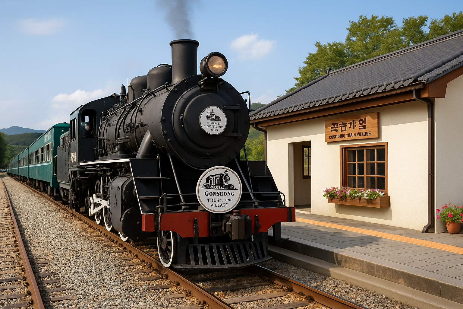 전남 곡성 기차마을