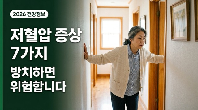 저혈압 증상 어지럼증 한국 여성"
