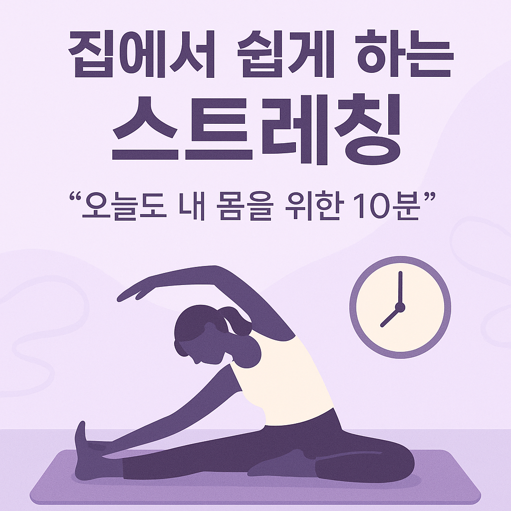 집에서 쉽게 하는 스트레칭