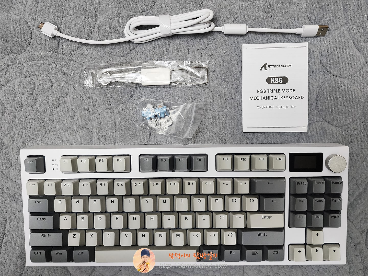 ATTACK SHARK K86 구성품