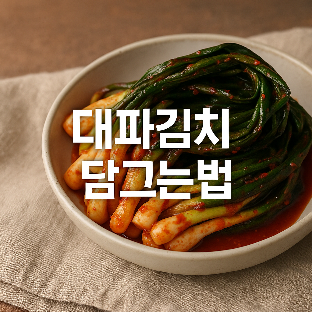 대파김치 담그는법