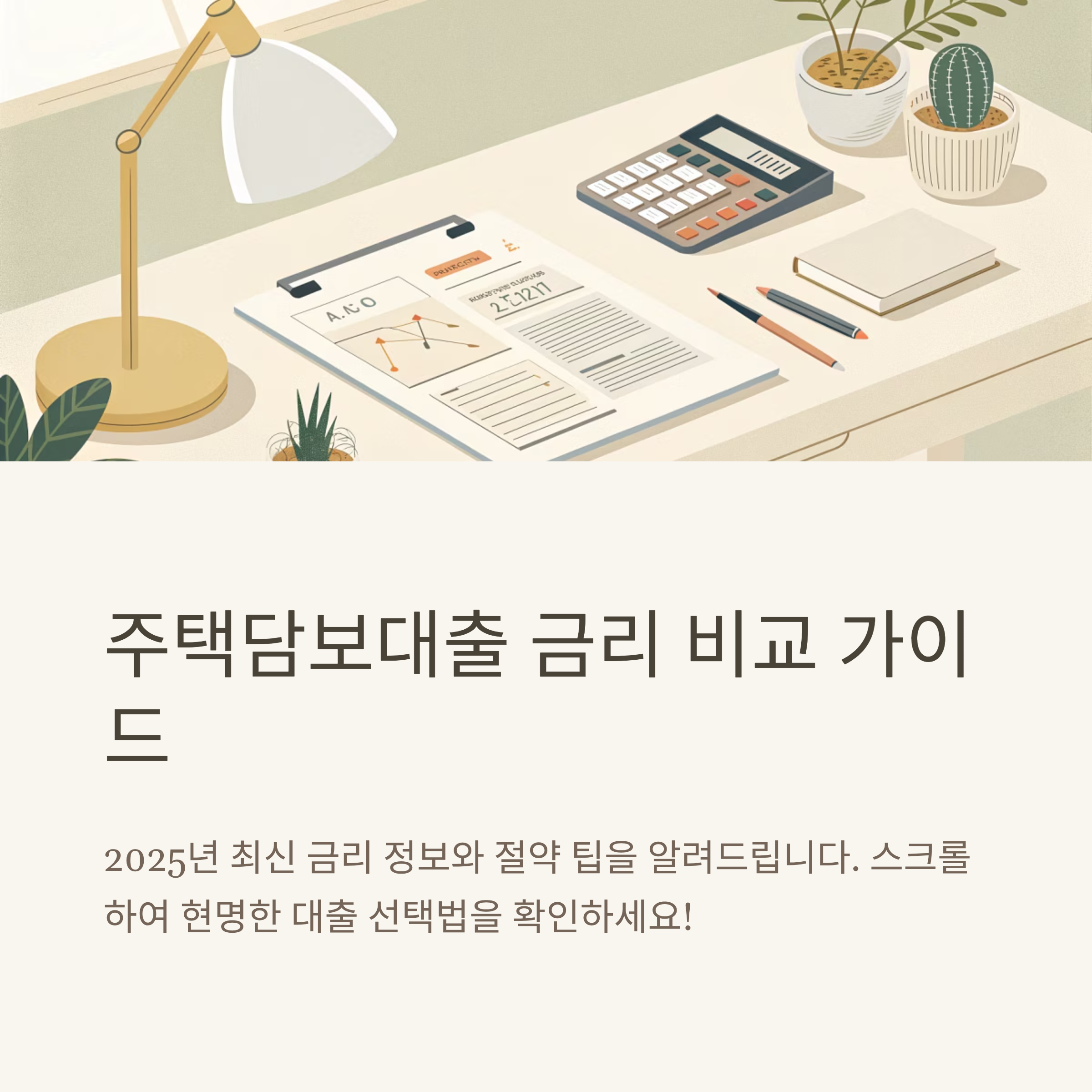 주택담보대출 금리 비교 최신 정보