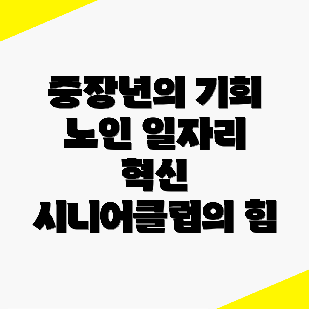 노인 일자리