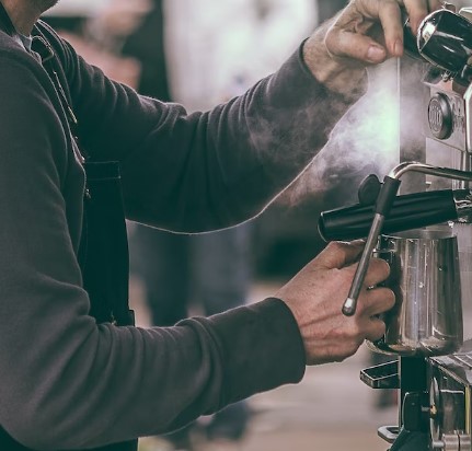 커피머신-사용-사진