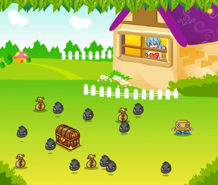 마녀집에서-아이템-훔치기-플래시게임-시작-화면