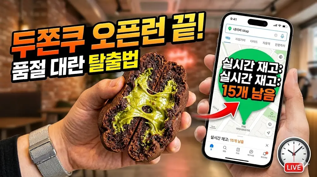 품절 대란 '두쫀쿠(두바이쫀득쿠키)' 파는 곳 실시간 재고 확인 꿀팁