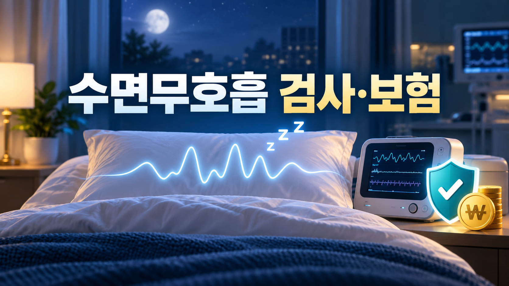 심한 코골이 수면무호흡증일까? 수면다원검사 비용 및 건강보험 적용 기준