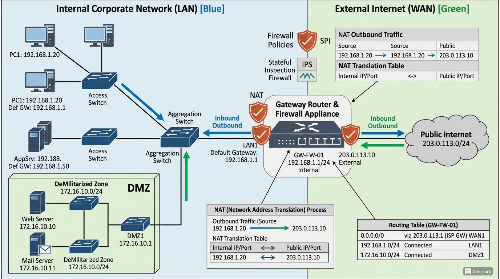 게이트웨이(Gateway) 설정 참고 이미지