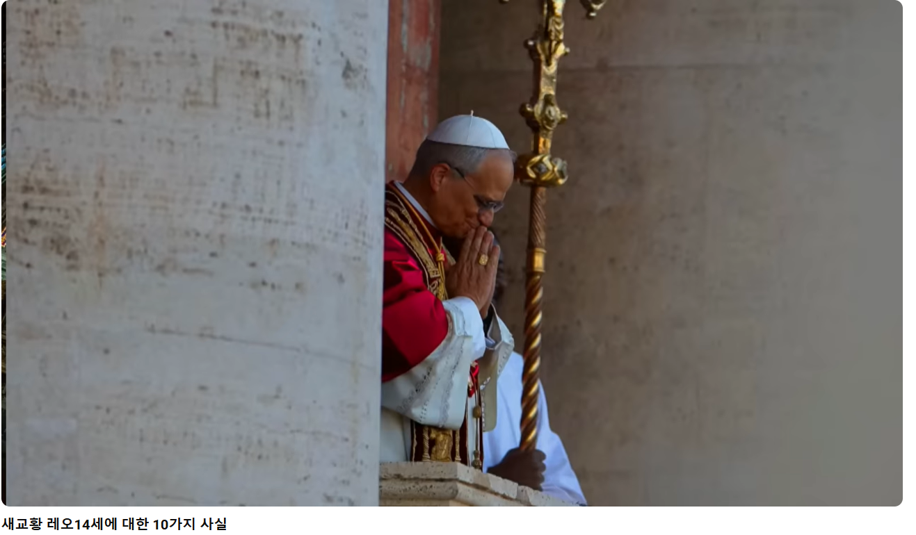 새 교황 레오 14세