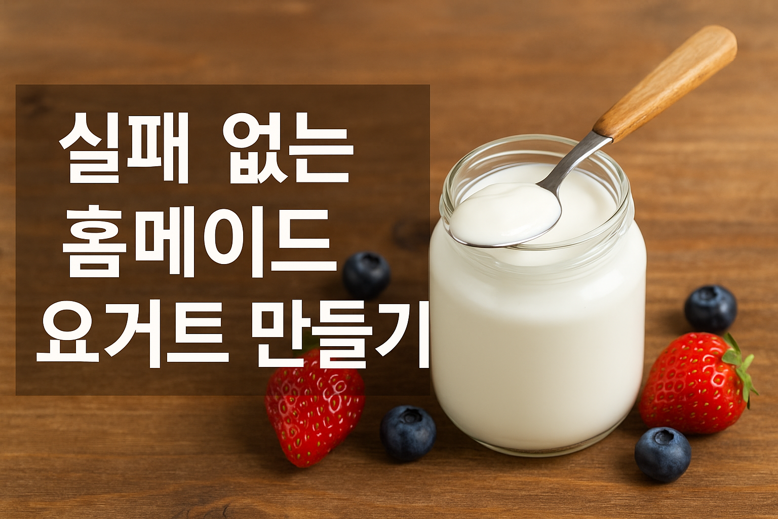 홈메이드 요거트 만들기 꿀팁 – 실패 없는 방법!