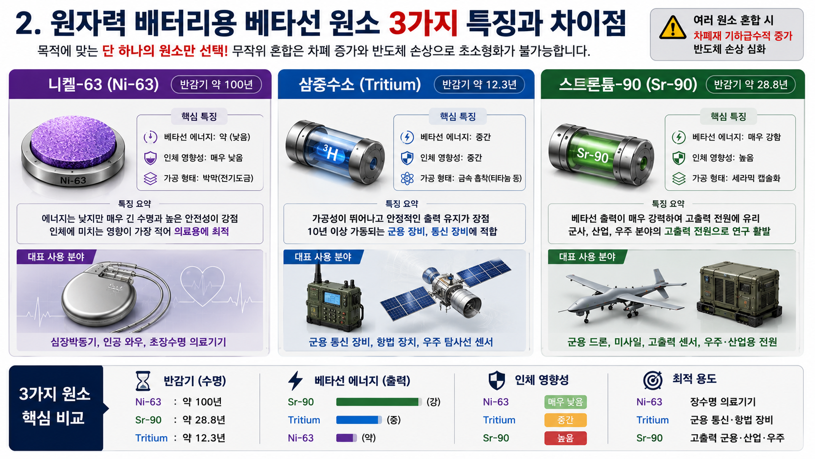 원자력 배터리, 미국은 무기 만드는데 한국은 4년 뒤 폐기물 대란?