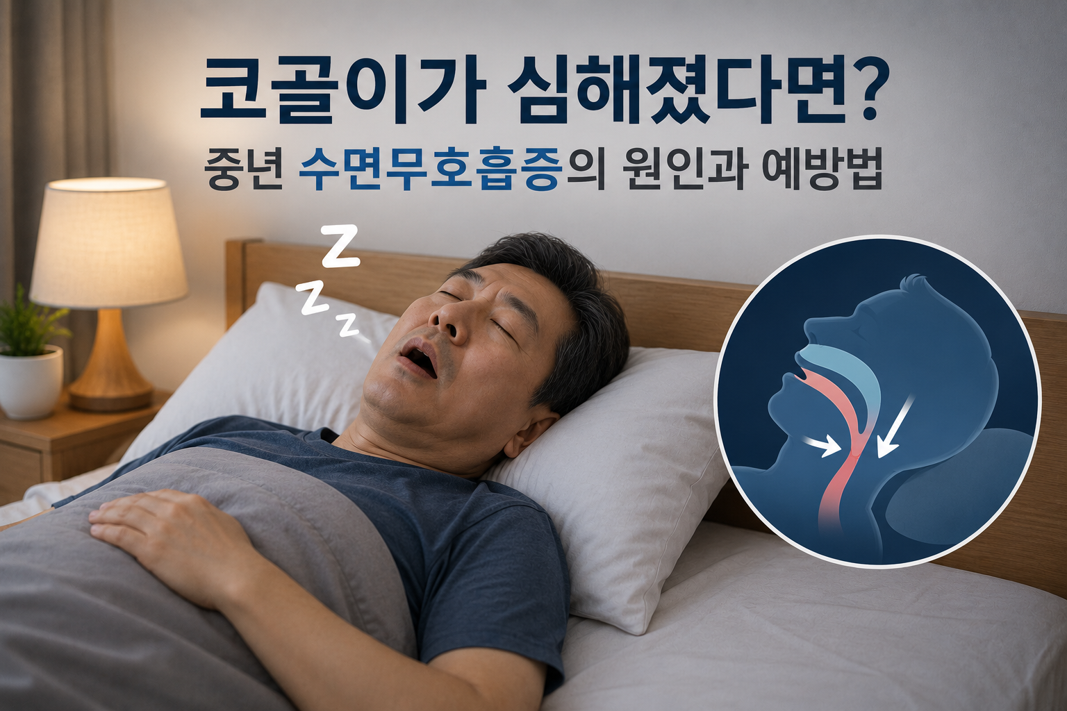 수면무호흡증의 원인과 예방법