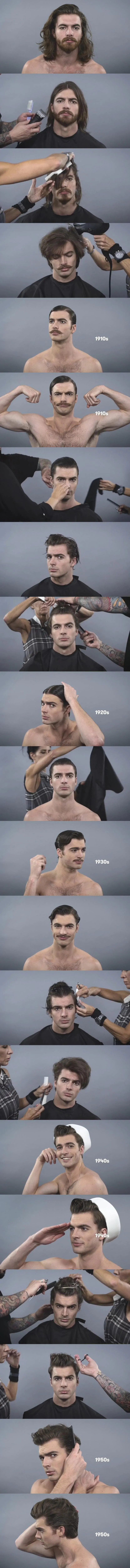 미국 시대별 남성 헤어스타일 변천사