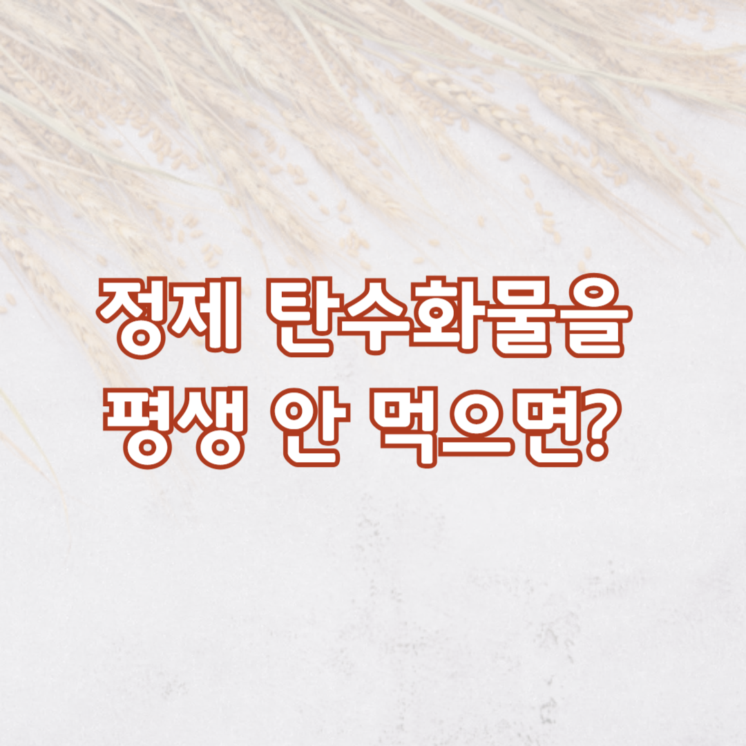 정제 탄수화물 포스팅 썸네일