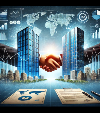 MBK파트너스와 고려아연의 인수합병 이미지화