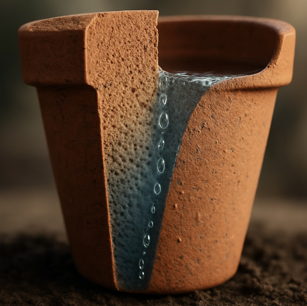 왜 내 화분에만 이런 자국이 생길까?