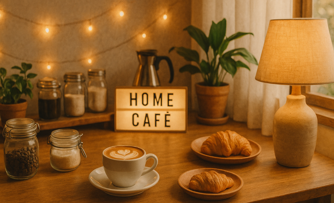 당장 내 손으로 만든 홈 카페 모습