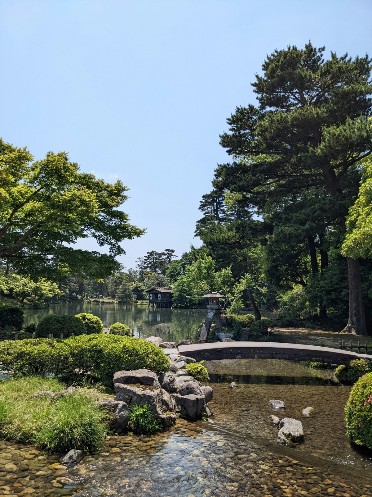 일본 가나자와시 겐로쿠엔 사진
